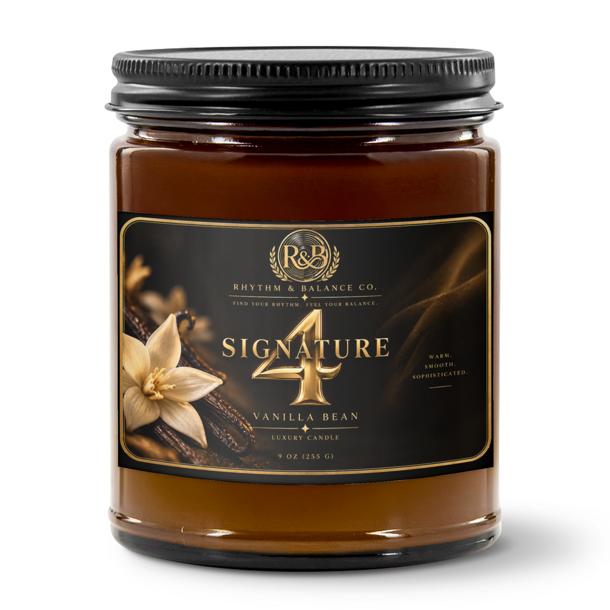 R&B Signature No. 4 Candle | 9oz *45hr burn time